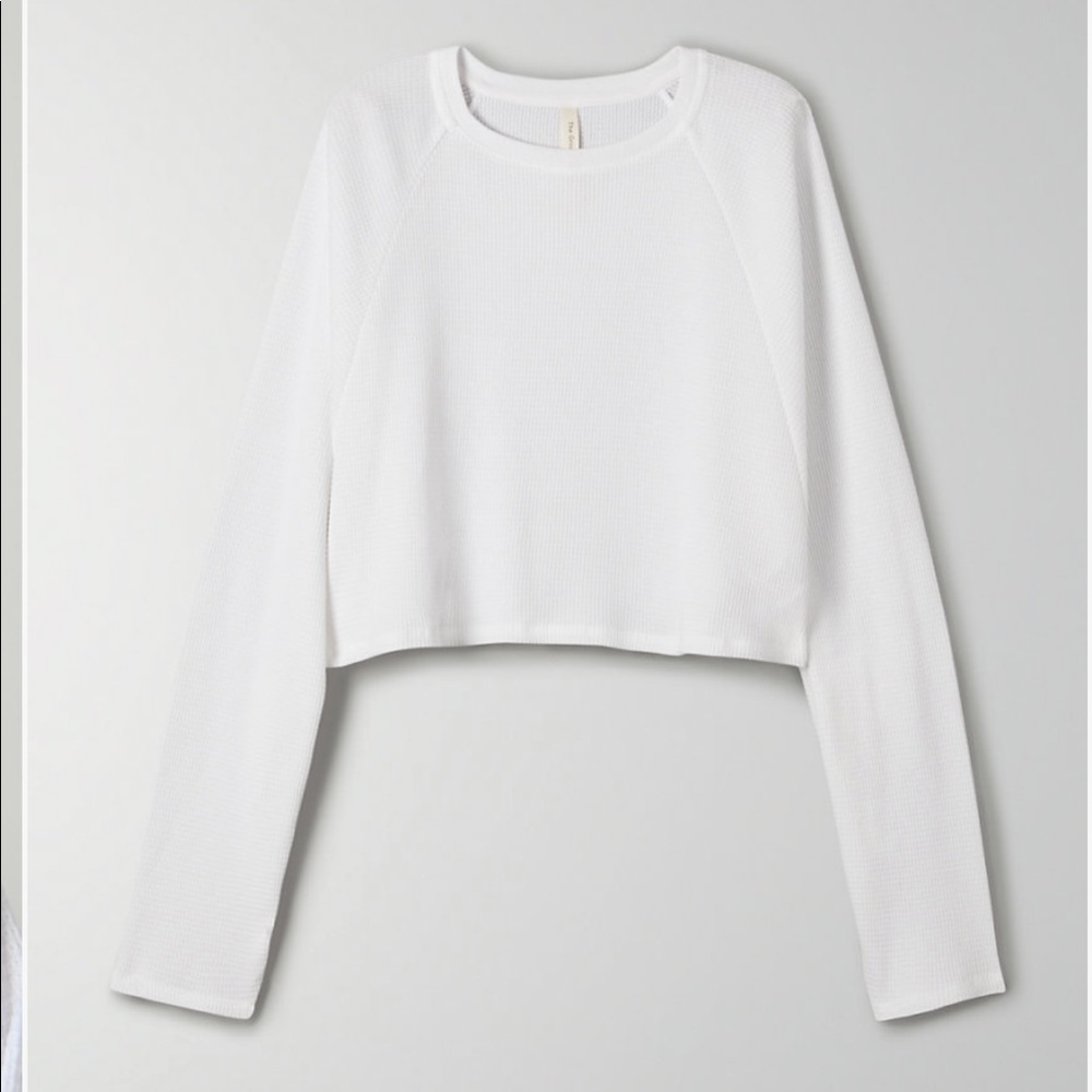 COPY - Aritzia group by Babaton thermal sweater white